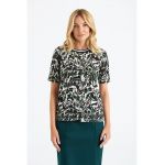 Bluza cu imprimeu si maneci cazute