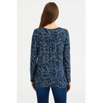 Bluza cu imprimeu si terminatie elastica