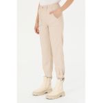 Pantaloni crop de reiat