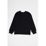 Bluza cu decolteu henley si maneci raglan