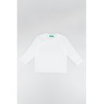 Bluza cu decolteu la baza gatului - din bumbac