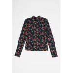 Bluza de bumbac cu imprimeu floral