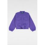 Bluza de trening cu buzunare cu clapa pe piept