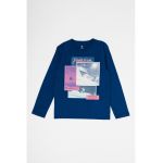 Bluza din bumbac organic cu imprimeu