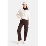 Bluza de bumbac cu maneci cazute