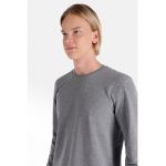 Bluza regular fit cu decolteu la baza gatului