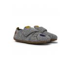 Papuci de lana cu velcro Twins 8629