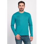 Bluza din bumbac cu decolteu la baza gatului