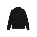 Bluza polo din pique de bumbac