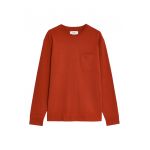 Bluza relaxed fit cu buzunar pe piept