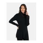 Pulover cu aspect striat si slituri laterale Brad 4935