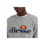 Bluza de trening cu decolteu la baza gatului si logo Succiso