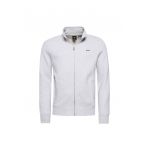 Bluza de trening cu fermoar si captuseala din material fleece Vintage