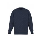 Bluza de trening cu model monograma