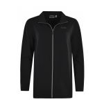 Bluza de trening din amestec de bumbac cu fermoar