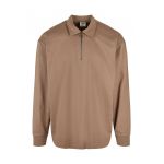 Bluza de trening din bumbac organic cu fermoar scurt