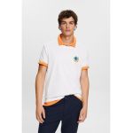 Tricou relaxed fit cu logo brodat