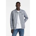 Bluza de trening cu fermoar si guler ascutit