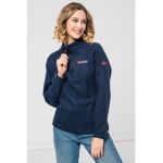 Bluza de trening din fleece cu fermoar scurt