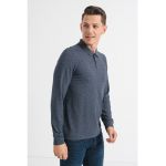 Bluza din amestec de bumbac cu logo discret
