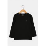 Bluza din bumbac organic cu detaliu logo