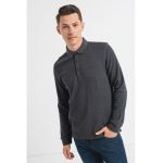 Bluza polo de bumbac