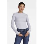 Bluza slim fit din amestec de bumbac organic