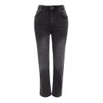 Blugi crop cu croiala dreapta
