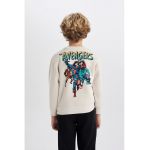 Bluza de trening cu imprimeu Marvel