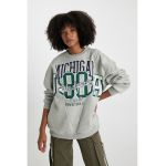 Bluza de trening lejera cu imprimeu text