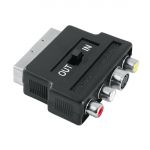 Adaptor video Hama 42357, S-VHS 4pin plug + 3RCA jacks - Scart plug