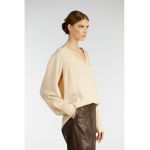 Bluza din lyocell cu decolteu in V Celestine