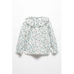 Bluza cu imprimeu si guler babydoll Christie