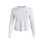 Bluza de bumbac cu decolteu la baza gatului