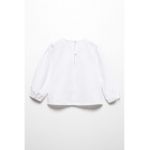 Bluza de bumbac cu nod frontal
