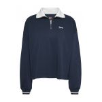 Bluza de trening cu fenta cu fermoar