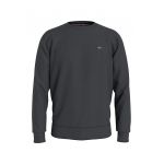 Bluza de trening din amestec de bumbac organic cu decolteu la baza gatului