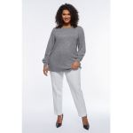 Bluza cu insertii contrastante