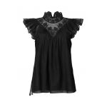 Bluza cu maneci tip fluture Azura