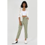 Pantaloni crop conici