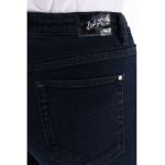 Blugi crop cu talie inalta