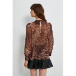 Bluza cu model animal print