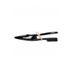 Balerini din piele cu bareta slingback si aspect lacuit