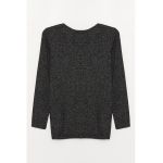 Bluza cu detalii contrastante
