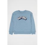 Bluza de trening cu decolteu la baza gatului si logo