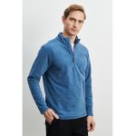 Bluza din fleece cu fenta cu fermoar2