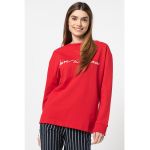 Bluza sport cu aplicatie text Larissa