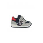 Pantofi sport din piele ecologica cu insertii din plasa