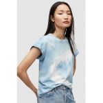 Tricou cu decolteu la baza gatului si imprimeu tie-dye Mariana Anna