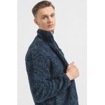 Bluza de trening din material fleece cu fermoar si imprimeu Daniel